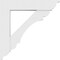 Ekena Millwork Standard Olympic Architectural Grade PVC Bracket with Traditional Ends, 5"W x 36"D x 36"H BKTP05X36X36OLY01 - alternate 2